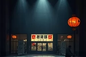 首屏主推影视画面：晨光中的城市街巷与通勤人群