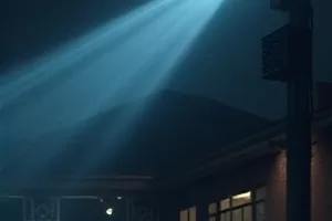 《纸鸢与海》封面：海边放风筝的孩童剪影